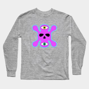 X Eyes - pink Long Sleeve T-Shirt